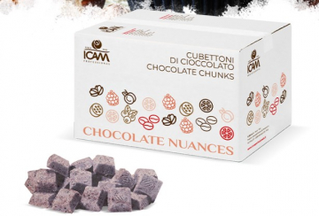 ICAM Blueberry White Chocolate Nuances 4kg